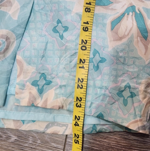 Anne Crimmins For Umi Collection Vintage Paisley Light Blue 2 Piece Skirt Set - Picture 4 of 10